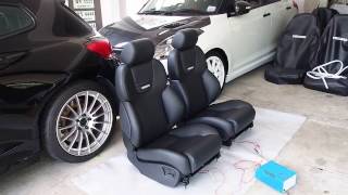 รีวิล เบาะ RECARO ไฟฟ้า เบาะสำหรับการเดินทางโดยแท้จริงๆ  RECARO STYLE หนังสีดำ