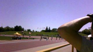Can Junior T & F Champs 2011 - Marco Papania in 800m 'B' Final (1:54.50)