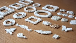 Скрап покупки // Гипсовые рамочки и фигурки