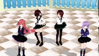 【MMD艦これ】睦月型四人で、有頂天LOVE