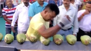 World Record Coconut Smasher