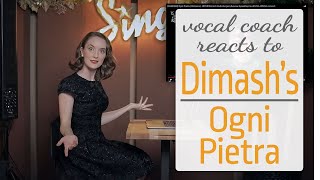 Dimash Kudaibergen Ogni Pietra vocal coach reacts