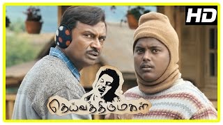 MS Bhaskar Comedy Scenes | Deiva Thirumagal Tamil Movie Scenes | Vikram | Anushka | Amala Paul