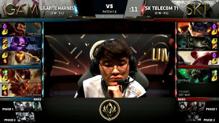 GAM vs SKT - 2017 MSI Group Stage - GIGABYTE Marines vs SK Telecom T1