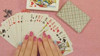 АСМР Гадание на картах, раскладываем пасьянс на исполнение желания