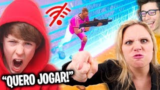 TRETOU COM A MÃE NO MEIO DO JOGO E SE DEU MAL! Fortnite: Battle Royale