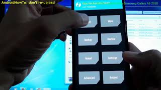 Root SM-A600F Android 9 Pie Samsung Galaxy A6 2018
