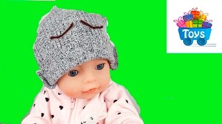 КАК СДЕЛАТЬ  ШАПОЧКУ ДЛЯ БЕБИ БОН ОДЕЖДА ДЛЯ КУКЛЫ