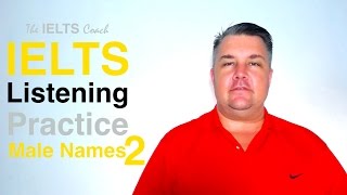 IELTS Spelling Test - Male Names 2