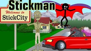 Stickman mentalist. Secrets of our Town. Zombie, Vampire, Werewolf