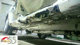 Замена сгнивших порогов и арок на Nissan Laurel 35