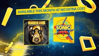 PS Plus June 2019 Reaction | Sonic Mania + Borderlands The Handsome Collection