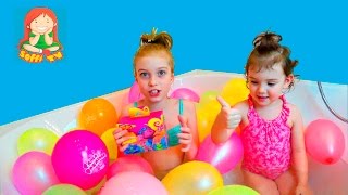 ✿ БЕСПРЕДЕЛ в Ванне. Bathroom Party.  Захотелось так же, как- мис Кети купается в ванной...