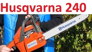 Бензопила Хускварна 240 сборка, обзор и запуск