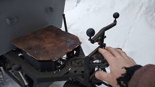 Мото тележка мини думпер ч2