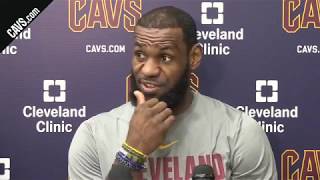 Lebron James On Playoff Matchup vs Pacers: "Go Out And Try To Dominate."