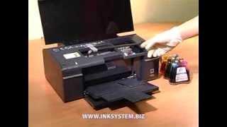 Промывка печатающей головки на примере принтера Epson T50