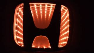 ★LED Black Hole★ 特大!?ホンダエンブレムを作ってみた！