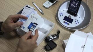 Распаковка SONY XPERIA Z3 COMPACT сони экспирия компакт