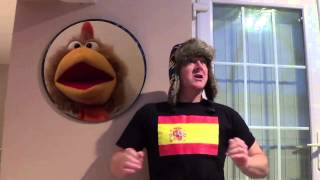 Easy Spanish Lesson teaching numbers 1 - 10 in Funny Muisc Video