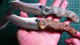Maple Burl Wood Friction Folder...