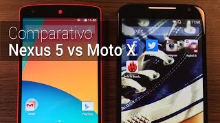 Comparativo: Nexus 5 vs Moto X (2014) | Tudocelular.com