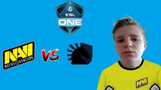 Na'Vi - Liquid. Комментирую, ставим на Нави! Болеем за Нави!