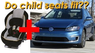 2015 Volkswagen Golf and eGolf Child Seat Review - In 4K