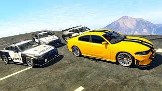 Угарная погоня за Dodge Charger (Полицейская погоня в GTA 5 Online)