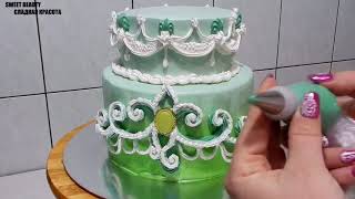 УКРАШЕНИЕ ТОРТОВ, Двух-ярусный торт "НИМФА" от SWEET BEAUTY СЛАДКАЯ КРАСОТА