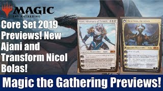 MTG Core Set Previews: New Ajani and Transform Nicol Bolas