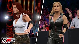 WWE 2K16 PC - Lita VS Trish Stratus | Legends Pack DLC (1080p 60fps)