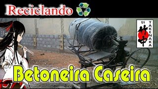 Betoneira Caseira - Concrete Mixer Homemade - Brasil, Cotia, Caucaita do Alto - By Takenaka