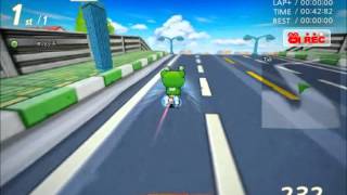 [阿宏]跑跑卡丁車技術分享_城鎮高速公路_超快速_1.36.84_風刃HT
