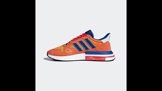 Adidas ZX 500 Dragon Ball Z Son Goku UNBOXING - on feet