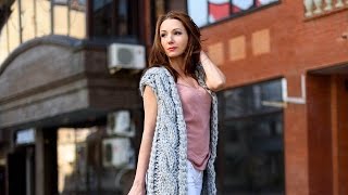 Анонс: как вязать жилет спицами - пряжа в klubkoff.ru