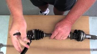Pt.1 ATV CV Boot Replacement At D-Ray's Shop
