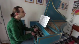 W. F. Bach: Polonaise No. 8 in e minor. John Moraitis, harpsichord.