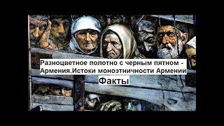 Разноцветное полотно с черным пятном - Армения.Истоки моноэтничности Армении.Факты.