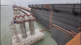 Железнодорожные пролеты Крымского моста