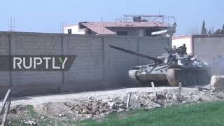 Syria: SAA pushes further into E. Ghouta, splitting district into halves