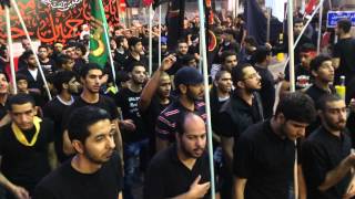 ساعة الوداع ضجت ب الخيم فجر يوم العاشر من المحرم ٢٠١٤