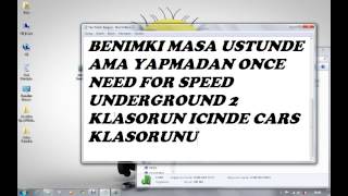 NEED FOR SPEED UNDERGROUND 2 ARABA YAMASI NASIL YAPILIR