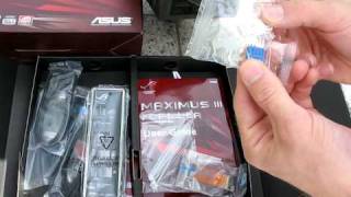 ASUS Maximus III Formula P55 SLI LGA1156 Core i5 Motherboard Unboxing Linus Tech Tips