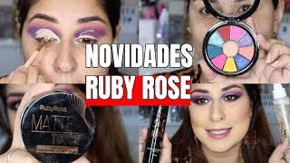 LANÇAMENTOS DA RUBY ROSE: Pó Solto, Brumas, Mini Paletas, Lip Tint e MAIS