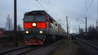 ТЭП70-0361 с поездом №61 Кишинев-СПб (RZD/CFM) Сусанино