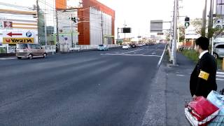 アメリカ合衆国副大統領来日2017.4.19 国道246号 パチンコやすだ前を通過 境川サイクリングロード Vice President of the United States in Japan