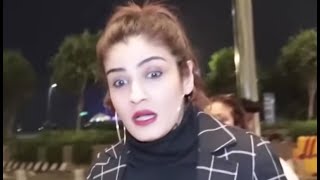 Raveena Tandon IGNORES EX Boyfriend Akshay Kumar at mumbai Airport