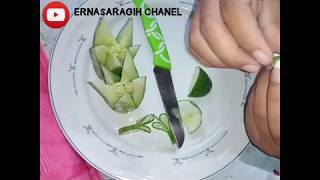 CARA MEMBUAT BUNGA DARI TIMUN | HIAS TIMUN | HIASAN TUMPENG
