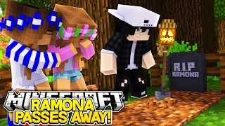 RAMONA PASSES AWAY?! w/Little Carly and Little Kelly (Minecraft Roleplay)